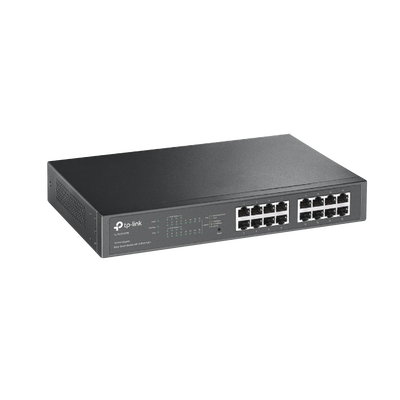 [TL-SG1016PE] Switch Easy Smart PoE+, 16 puertos 10/100/1000Mbps, 8 puertos PoE+, 150W
