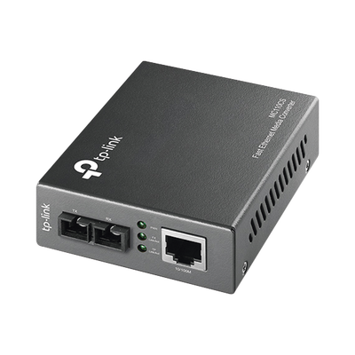 [MC110CS] Convertidor Fibra Óptica Monomodo /  1 Puerto RJ45 10/100 Mbps / Puerto Fibra Óptica SC 100 Mbps / Hasta 20 kilometros / Plug and Play