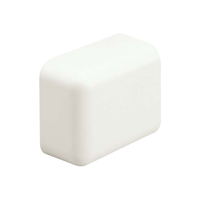 [ECF10IW-X] Tapa Final, para uso con canaleta LD10, material ABS, Color Blanco Mate