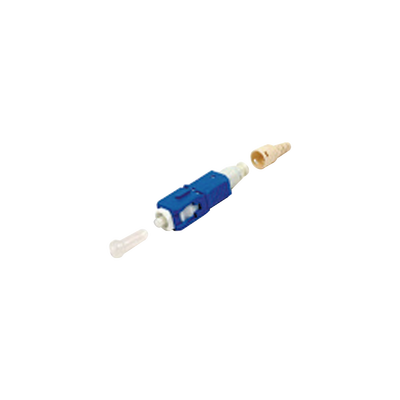 [FC1-LB-SCU-9BL] Conector de Fibra Óptica Pre-Pulido LightBow SC/UPC Simplex, Monomodo OS1/OS2, Re-Terminable, Color Azul