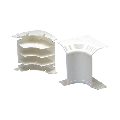 [T70ICIW] Esquinero interior, para uso con canaleta T70, Material PVC Rígido, Color Blanco Mate