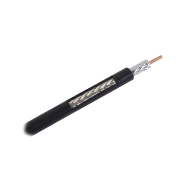 [LMR-LW240] RG-8X, Metro de Cable Coaxial de Baja Pérdida, Malla de Aluminio, Conductor Central de Cobre, 50 Ohms