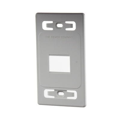 [MX-FP-S-02-02] Placa de Pared Modular MAX, de 2 Salidas, Color Blanco