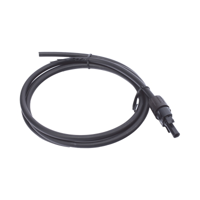 [CBL-MC4-1.5BLK] Cable Fotovoltaico 1.5 m, Negro, Calibre 10 AWG con Terminal MC4-H en un Extremo