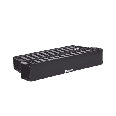 [WMPH2E] Organizador de Cables Horizontal PatchLink, Doble (Frontal y Posterior), Con Tapa Extendida, Para Rack de 19in, 2UR