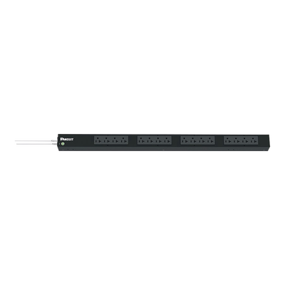 [P16B07M] PDU Básico para Distribución de Energía, Enchufe de Entrada NEMA 5-20P, Con 16 Contactos NEMA 5-20R, de Instalación Vertical, 20 Amp, 120 Vca