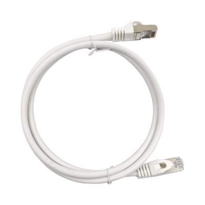 Patch Cord Cat6A 10G Blindado 7.0 Metros (22.96 Pies) Blanco