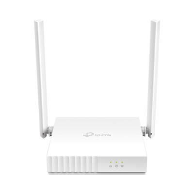 [TL-WR820N] Router Inalámbrico WISP, 2.4 GHz, 300 Mbps, 2 antenas externas omnidireccional 5 dBi, 2 Puertos LAN 10/100 Mbps, 1 Puerto WAN 10/100 Mbps