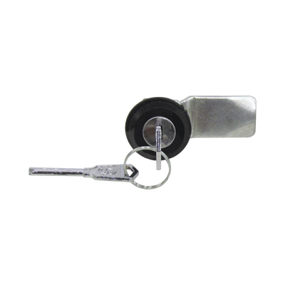 Cerradura con Paleta Metálica con 2 llaves para Gabinetes de Acero.