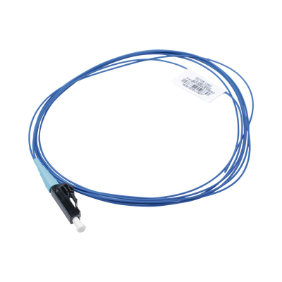 Pigtail de Fibra Óptica LC Simplex, Multimodo OM4 50/125, 900um, Color Aqua, 1 Metro (3.28 Pies)