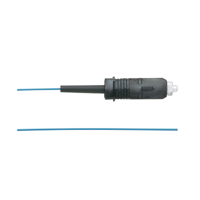 Pigtail de Fibra Óptica SC Simplex, Multimodo OM4 50/125, 900um, Color Aqua, 1 Metro (3.28 Pies)