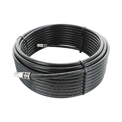 Jumper Coaxial con Cable Wilson-RG11 | Conector F Macho en los Extremos | 22.86 Metros (75 Pies) de Longitud