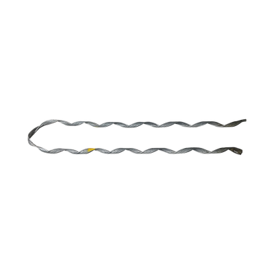 Remate Preformado de Acero Galvanizado para fibra Mini-ADSS, Diámetros 6-7 mm (Estructura de 4 hilos con Polvo Abrasivo) 