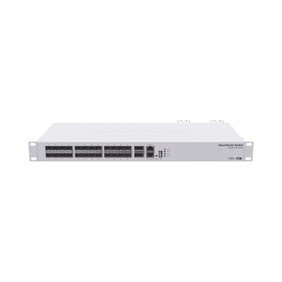 [CRS326-24S+2Q+RM] Cloud Router Switch, Sistema Operativo Dual 24 Puertos 10G SFP+, 2 Puertos 40G QSFP+