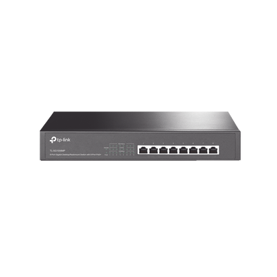[TL-SG1008MP] Switch Gigabit PoE+ no administrable de 8 puertos 10/100/1000 Mbps, para escritorio