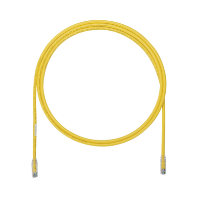 Cable de Parcheo UTP, Cat6A, 24 AWG, CM, Color Amarillo, 0.91 Metros (3 Pies)