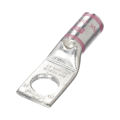 Zapata de compresión LCA1/0-12-X, para cal. 1/0 Awg, Barreno para tornillo prisionero de 1/2, 1 Pz