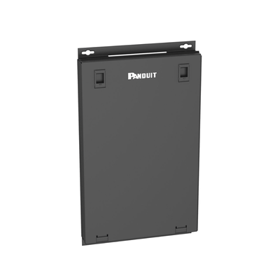 Punto de Consolidación Para 24 Puertos, Con Espacio Para 1 UR, Instalación en Piso, Pared o Techo, Fabricado en Acero, Color Negro