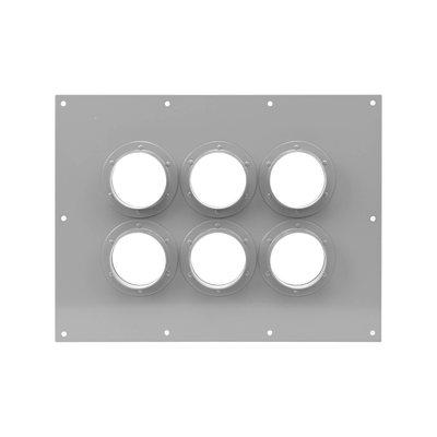 Placa Pasamuro con Capacidad de 6 Botas de 4