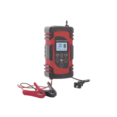 [CHR-80] Cargador de Baterías / 12 o 24 Vcc / hasta 40 Ah / 2, 4 o 6 A / Display LCD