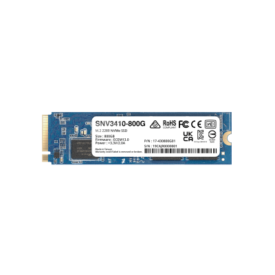 [SNV3410-400G] SSD NVMe M.2 SNV3410/3510 | SSD 400GB | Alto Rendimiento 400000 IOPS Lectura | 70000 IOPS Escritura | Resistencia 1022 TBW | Protección de Datos Integral | Análisis de Vida Útil | Diseñada para Sistemas Synology.