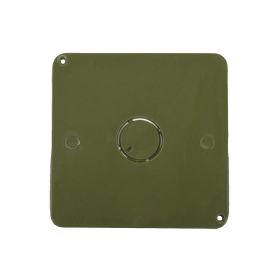  Tapa para Caja Cuadrada de 4 " para instalaciones con tubería PVC Conduit pesado.