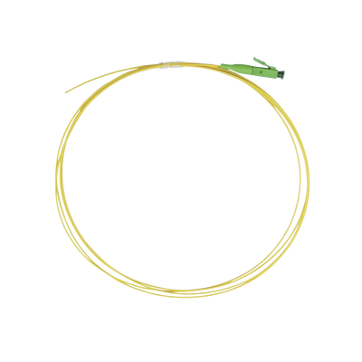 Pigtail de Fibra Óptica Monomodo LC/APC, Simplex de 1 Metro (3.28 Pies)