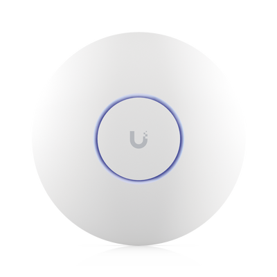 [U6-ENTERPRISE] Punto de Acceso UniFi WiFi 6E Enterprise, alta densidad, hasta 600 usuarios, Mu-MIMO 4x4, bandas 2.4/5/6 Ghz, (1) puerto RJ45 2.5G (POE+ no incluido)