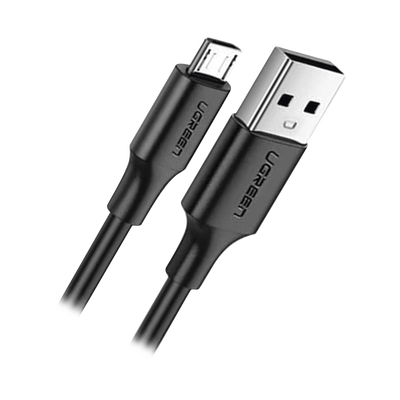 Cable USB-A a Micro USB | 1 Metro (3.28 Pies) | Tecnología de Carga Rápida Qualcomm / QC 3.0/2.0 | Recarga hasta 18W | Transmisión de Datos hasta 480Mbps | Tecnología de Carga Segura | Hasta 5,000 Flexiones | ABS y PVC de Alta Duración