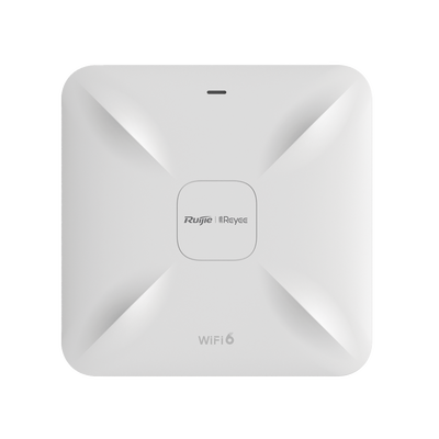 [RG-RAP2260] Punto de Acceso Mesh Wi-Fi 6 para Interior, se Instala en Techo o Pared, hasta 512 Usuarios y 2.97 Gbps, Doble Banda 802.11ax MU-MIMO 2x2
