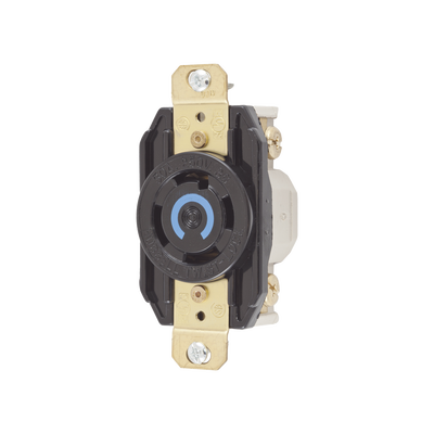 [HUB-HBL-2720] Receptáculo con Bloqueo de Media Vuelta Industrial 30 A 250 V CA / 3 Polos 4 Hilos / Nema L15-30R.