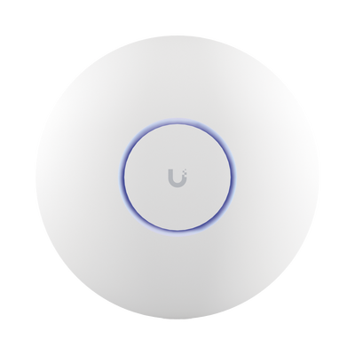 Access Point UniFi WiFi 7 Pro / Soporta 6 GHz / para Interior en Techo o Pared / 6 streams / MU-MIMO 2x2 en cada banda (2.4/5/6 GHz) / Multi-Link Operation /  Puerto 2.5 GbE. NO incluye POE+