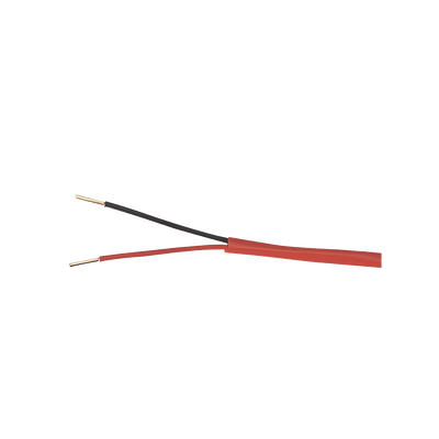 Alambre de Alarma contra Incendios - Bobina de 305 Metros (1000 Pies): 2 x 16 AWG, Rojo, Tipo FPLR, (UL) FT4, Ideal para Sistemas de Detección y Evacuación de Incendios