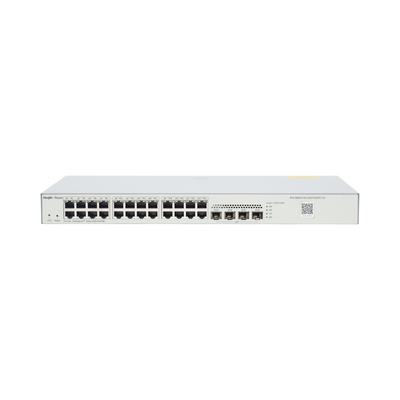 [RG-NBS3100-24GT4SFP-V2] Switch Administrable L2, 24 Puertos Eth 1G, 4 puertos SFP 1G, Administración Remota en la Nube.