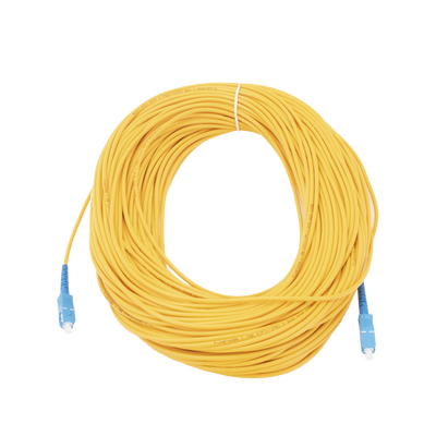 Jumper de Fibra Óptica Monomodo SC/UPC-SC/UPC Simplex de 60 Metros (196.85 Pies), 3mm