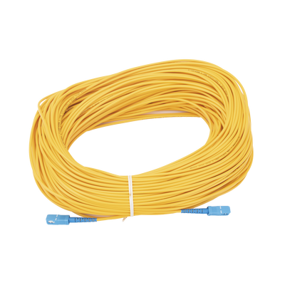 Jumper de Fibra Óptica Monomodo SC/UPC-SC/UPC Simplex de 80 Metros (262.47 Pies), 3mm