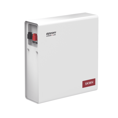 Batería de Litio Hierro Fosfato (LiFePO4)  de 5 Kwh, 51.2 Vcc, 100 Ah, Outdoor, Instalación a pared 