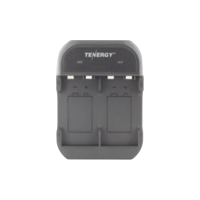 [TN141/B] Cargador rápido de 2 compartimientos para baterías Ni-MH; Aplicable en baterías de 9 V /color negro