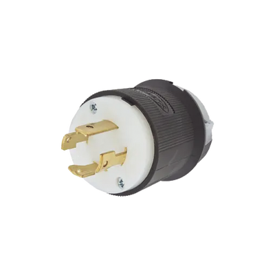 [HUB-HBL-2721] Clavija con Bloqueo de Media Vuelta Industrial 30 A 250 V CA / 3 Polos 4 Hilos / Nema L15-30P.