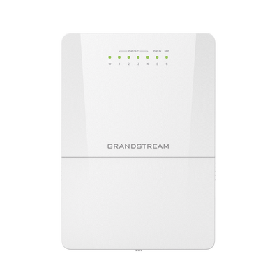 [GWN7710R] Switch PoE Lite administrable para exteriores de 6 puertos (5GE+1SFP) / Clasificación IP66 a prueba de polvo y agua  