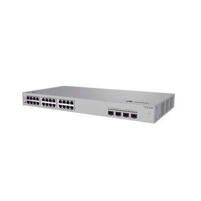Switch de Acceso eKit Administrable / Capa 2+ / 24 Puertos PoE+ Gigabit + 2 Puertos SFP(2.5 Gbps) + 2 Puertos SFP+(10 Gbps) / PoE Perpetuo / Presupuesto PoE 400 W / Sin licenciamiento