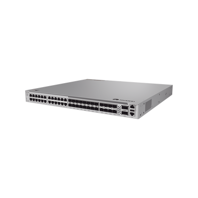 Switch eKit Core Empresarial Híbrido Capa 3 / 24 Puertos Gigabit / 16 Puertos SFP+ (10 Gbps) / 8 Puertos SFP28 (25 Gbps) / 2 Puertos QSFP28 (100 Gbps) / Fuente Redundante 1+1 / Libre de Licenciameinto