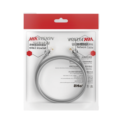 Cable de Parcheo (Patch Cord) / UTP / Cat. 6 (24 AWG) / 10 Metros (32.81 Pies) / Color Gris / Ideal para PoE+ / Interior