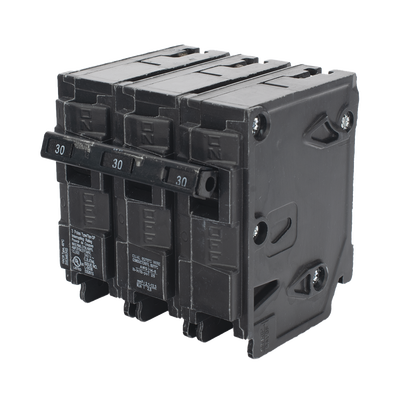 Interruptor automático enchufable tipo QP 3 polos, 30 amp