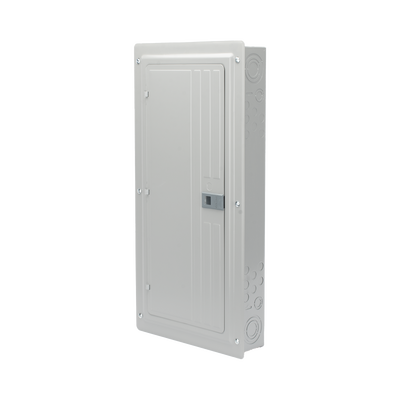 Centro de carga trifásico 3 Fases, 4 Hilos para interruptores QP, de 24 polos - 42 circuitos, 120/240vca, Barras de aluminio 200 Amp, Nema 1, uso interior. Incluye tapa.