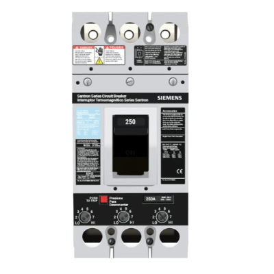 [FXD63B250L] Interruptor Termomagnético 600V 3X250A, Con zapatas principales.