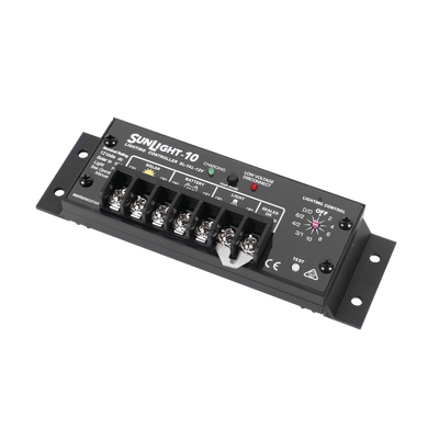 [SL-20L-12V] Controlador Solar para Iluminación de Luz Mercurial, Estaciones de Autobús y Señalamientos 20 A, 12 Vcc.