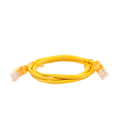 Cable de Parcheo UTP Cat5e - 1 Metro (3.28 Pies) - Amarillo