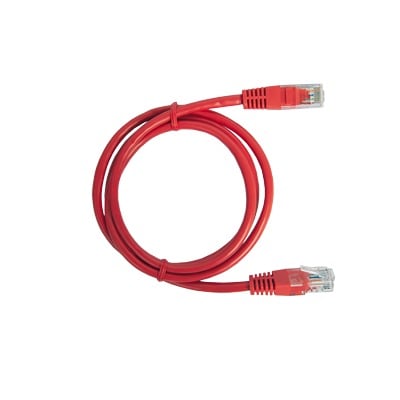 Cable de Parcheo UTP Cat6 - 3.0 Metros (9.84 Pies) - Rojo
