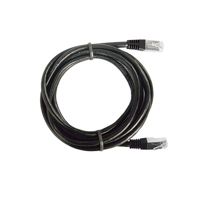 Cable de Parcheo FTP Cat6 - 0.5 Metros (1.64 Pies) - Negro